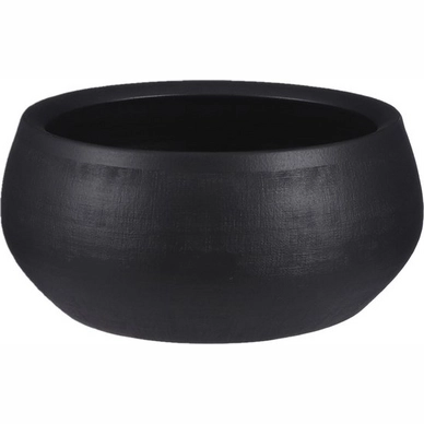 Schaal Mica Decorations Douro Black Matt 26 cm