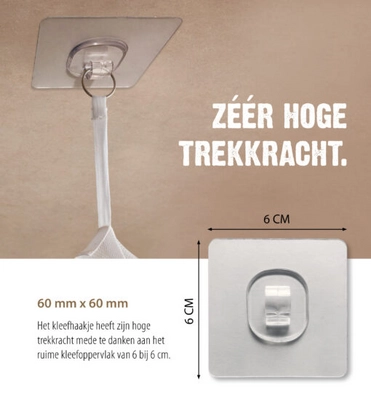 Ophangset Deconet Kleefhaakje (Set van 2)