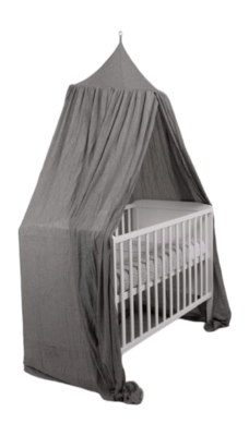 Sluier Deconet Baby Canopy Grey 400 x 100 x 220 cm