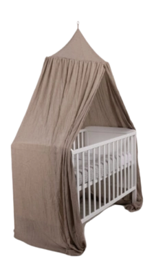 Betthimmel Deconet Baby Baldachin Brown 400 x 100 x 220 cm