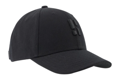Cap Poederbaas Unisex Brand Cap Black