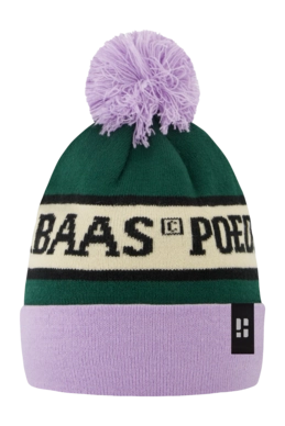 Beanie Hat Poederbaas Freeride Green Purple
