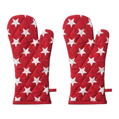 Ovenwant DDDDD Étoile Red (set van 2)