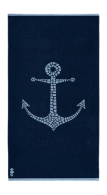 Strandtuch Seahorse Captain Dark Blue (100 x 180 cm)