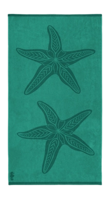 Serviette de Plage Seahorse Salty Green (100 x 180 cm)