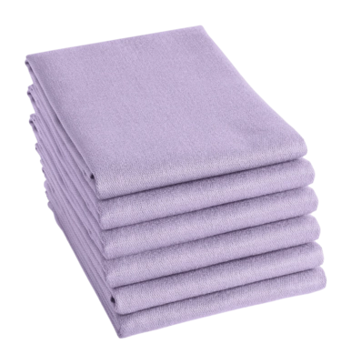 Torchon DDDDD Logo Lila (Lot de 6)