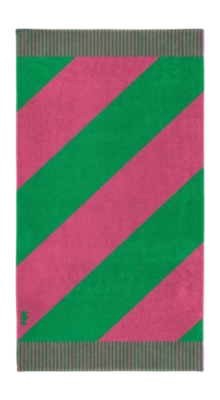 Strandlaken Seahorse Colorblock Stripe Pink