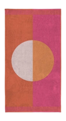 Strandlaken Seahorse Colorblock Circle Pink