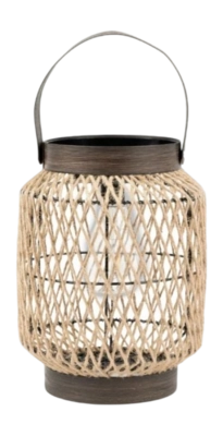 Tafel/Hanglamp Luxform Solar Eivissa Rope Small Brown 15 Lumen