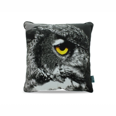 Sierkussen Intimo Yellow Owl Grey (45 x 45)