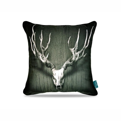 Sierkussen Intimo Antler Skull Black (45 x 45)