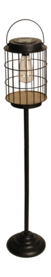 Tuinlamp Luxform Solar Post Light Longford Black 15 Lumen