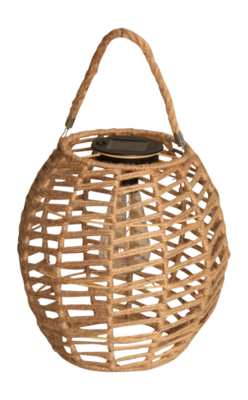 Laterne Luxform Solar Tortoli Natural Rope 15 Lumen