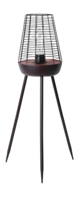 Terraslamp Luxform Accu/USB Chelsea Copper Black 15 Lumen