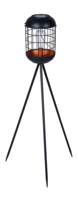 Lampe de Terrasse Luxform Solar Lighthouse Black 15 Lumen