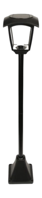 Tuinlamp Luxform Hybrid Intelligent Solar Minnesota Black 50-100 Lumen