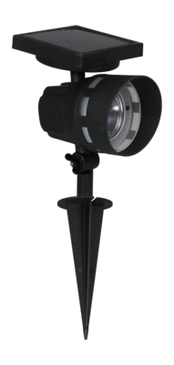 Projecteur Intelligent Hybride Solaire Luxform Solaire Hybride Intelligent Montana Noir 50 Lumen