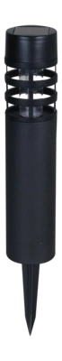 Lampe de Jardin Luxform Solar Montelimar Black 5 Lumen (Lot de 3)