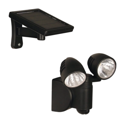Lampe Murale Luxform Intelligent Solar Security Salta Black 1000 Lumens