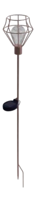 Tuinlamp Luxform Solar Stick Light Pentagon Bronze (Set van 2)