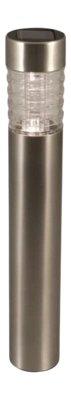 Gartenlampe Luxform Solar Tacoma Stainless Steel 5 Lumen (Set von 3)