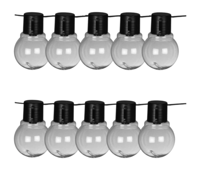 Lampe de Jardin Luxform Solar String Light Menorca Black