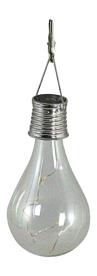 Tuinlamp Luxform Solar Glass Bulb Transparent (Set van 4)