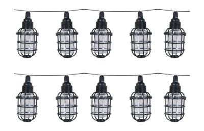 Lumière de Jardin Luxform Solar Guirlande Lumineuse Corsica Black