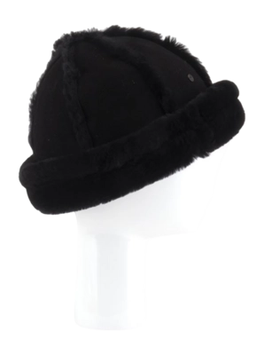 Muts Warmbat Women Cobar Double Faced Skin Black Small