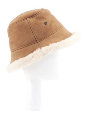 Muts Warmbat Women Moree Hat Double Faced Skin Chestnut Medium
