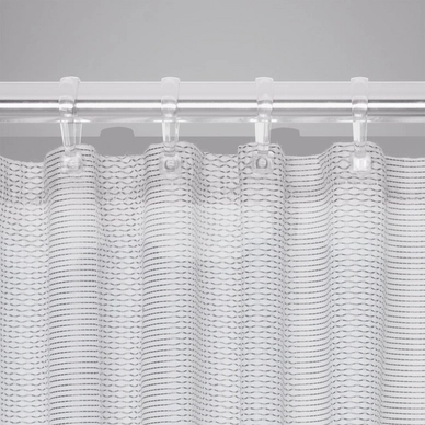 Douchegordijn Sealskin Wave Polyester Grijs 180x200 cm