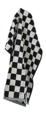 Kitchen Towel Bunzlau Castle Block Black