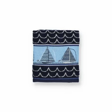 bunzlau_castle_keukendoek_boat_dark_blue_boot_blauw