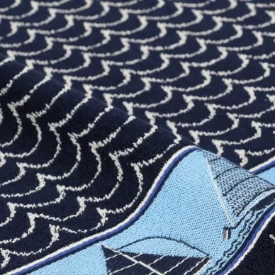 bunzlau_castle_keukendoek_boat_dark_blue_boot_blauw_detail