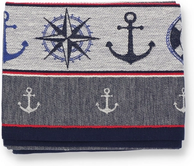 Torchon Bunzlau Castle Marine Dark Blue