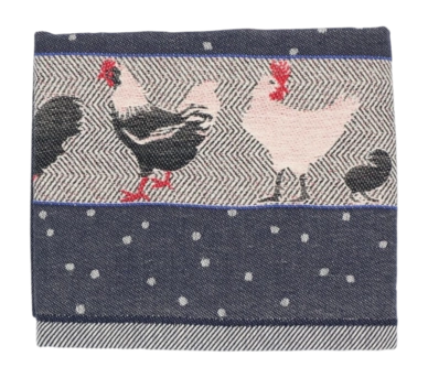 Geschirrtuch Bunzlau Castle Chicken Dark Blue