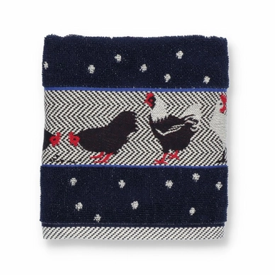 Keukendoek Bunzlau Castle Kip Donkerblauw