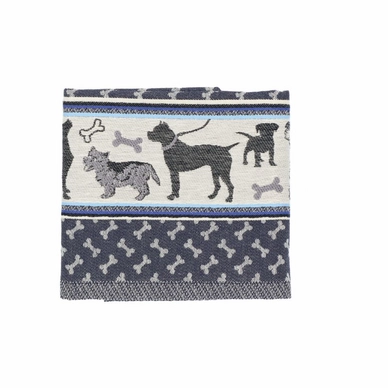 Geschirrtuch Bunzlau Castle Dog Dark Blue
