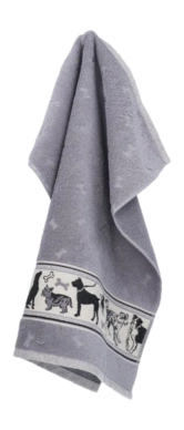 Keukendoek Bunzlau Castle Hond Grijs