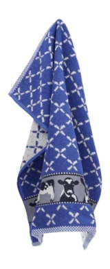 Essuie Main Bunzlau Castle Cow Royal Blue