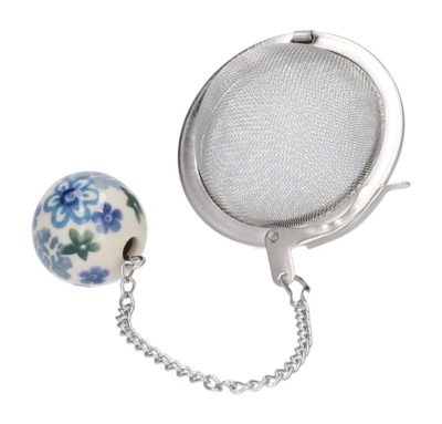Tea strainer Bunzlau Castle Egg Small Flower Crown