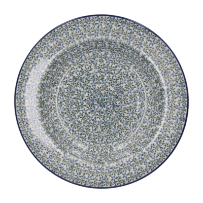 Deep Plate Bunzlau Castle Green Meadow (23.5 cm)