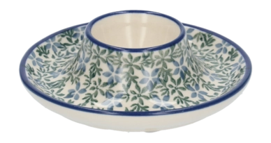 Egg Cup Bunzlau Castle Plate Green Meadow