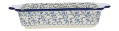 Ovenschaal Bunzlau Castle Met Handvaten Blue Olive (15,5 x 23,5 cm)