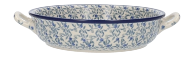 Ovenschaal Bunzlau Castle Rond Blue Olive (Ø 23 cm)