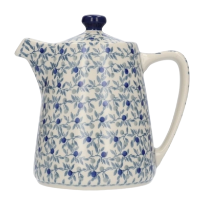 Théière Bunzlau Castle Droite Blue Olive (1000 ml)