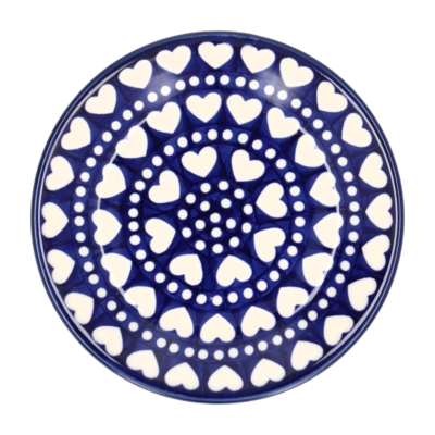 Assiette à Cake Bunzlau Castle Plat Blue Valentine (15,5 cm)