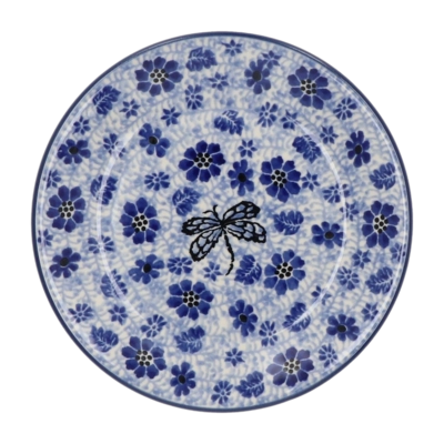 Taartbord Bunzlau Castle Plat Dragonfly (15,5 cm)