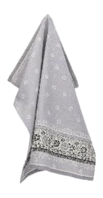 Keukendoek Bunzlau Castle Belle Fleur Grijs