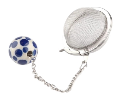 Tea strainer Bunzlau Castle Egg Small Crazy Dots